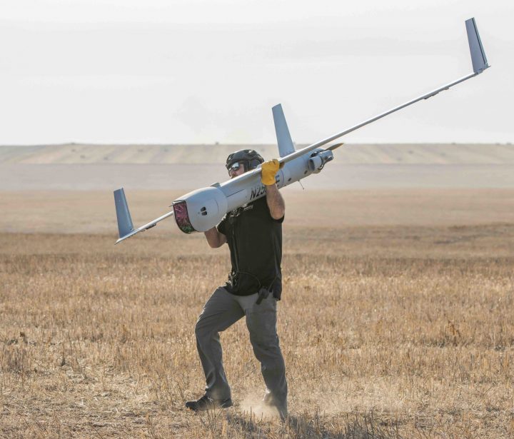 FSR carrying ScanEagle