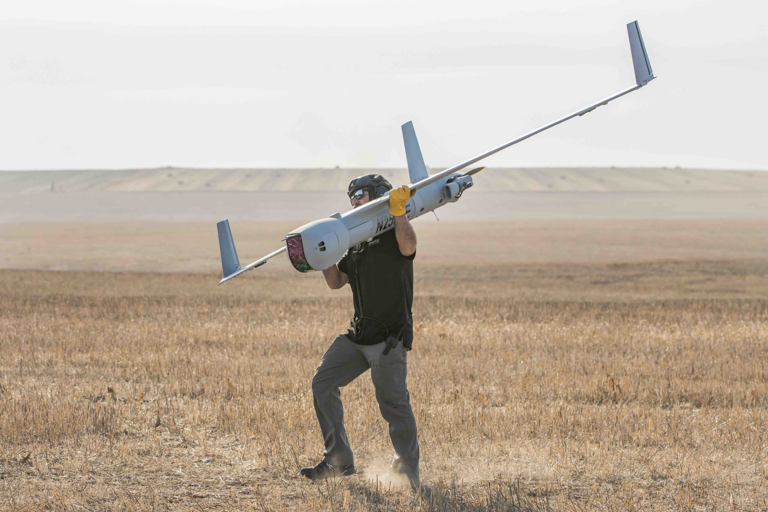 FSR carrying ScanEagle